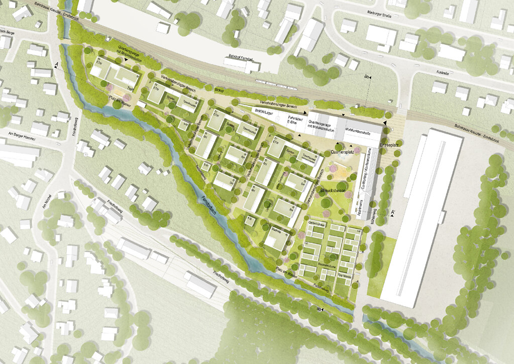 KREUZTAL Modellquartier Holz.Stahl.Digital